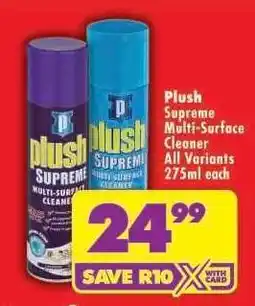 Shoprite PLUSH SUPREME MULTI-SURFACE CLEANER offer