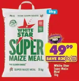Shoprite White Star Super Maize Meal 5kg offer