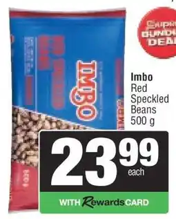Spar Imbo Red Speckled Beans 500 g offer