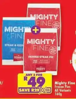 Shoprite MIGHTY FINE FROZEN PIES offer
