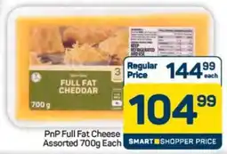 Pick n Pay Hypermarket PnP Full Fat Cheese Assorted 700g offer