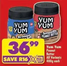 Shoprite Yum Yum Peanut Butter offer