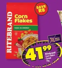 Shoprite RITEBRAND CORN FLAKES CEREAL 1kg offer