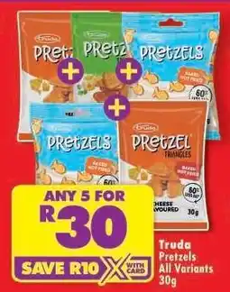 Shoprite Truda Pretzels All Variants 30g offer