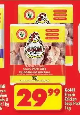 Shoprite GOLDI FROZEN CHICKEN SOUP PACK 1kg offer