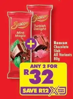Shoprite BEACON CHOCOLATE SLAB offer