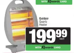 Spar Goldair Quartz Heater offer