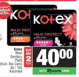 Spar Kotex Maxi Sanitary Pads offer