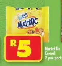Shoprite NUTRIFIC Cereal offer