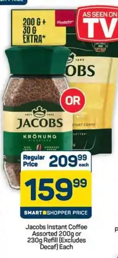Pick n Pay Hypermarket Jacobs Instant Coffee offer