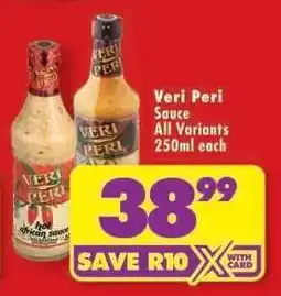 Shoprite VERI PERI SAUCE offer
