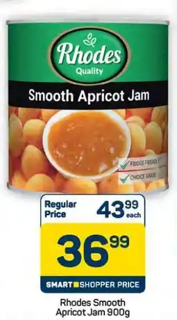 Pick n Pay Hypermarket Rhodes Smooth Apricot Jam-900g offer
