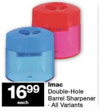 Imac Double-Hole Barrel Sharpener