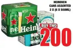 Boxer Liquors Heineken cans assorted offer