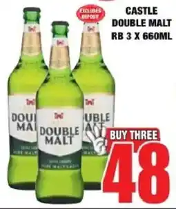 Boxer Liquors Castle double malt rb offer