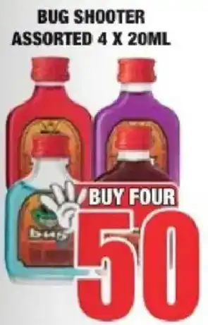 Boxer Liquors Bug shooter assorted offer