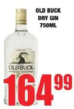 Boxer Liquors Old buck dry gin offer