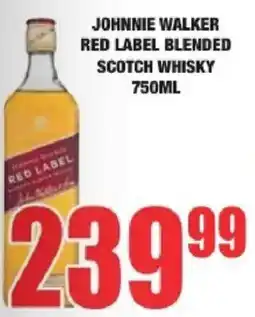 Boxer Liquors Johnnie walker red label blended scotch whisky offer