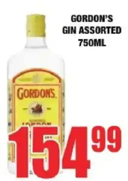 Boxer Liquors Gordon's gin assorted offer