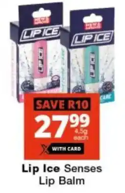 Checkers Lip Ice Senses Lip Balm offer