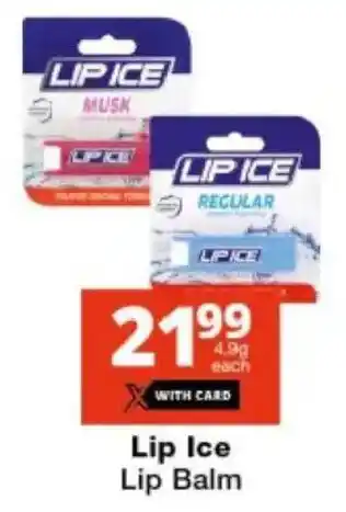 Checkers Lip Ice Lip Balm offer