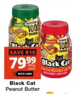 Checkers Black Cat Peanut Butter offer