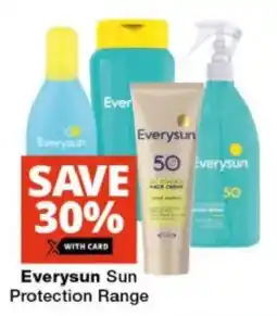 Checkers Everysun Sun Protection Range offer