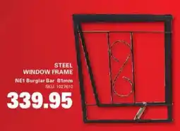 Cashbuild Steel window frame offer