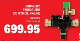Cashbuild Grivory pressure control valve offer