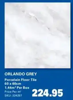 Cashbuild Orlando Grey Porcelain Floor Tile offer
