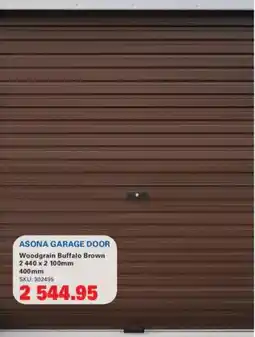 Cashbuild Asona garage door offer