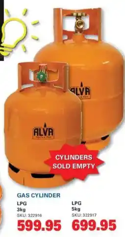 Cashbuild Alva Gas Cylinder LPG offer