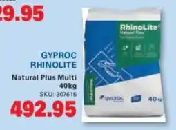 Cashbuild Gyproc RhinoLite Natural Plus Multi offer