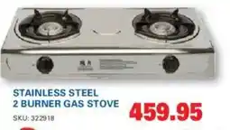 Cashbuild Alva stainless steel 2 burner gas stove offer