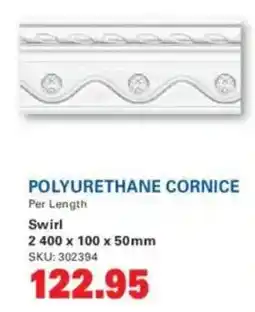 Cashbuild Polyurethane cornice swirl offer
