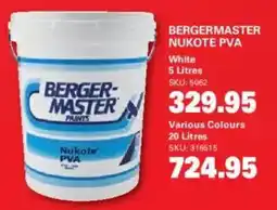 Cashbuild Bergermaster Nukote PVA offer