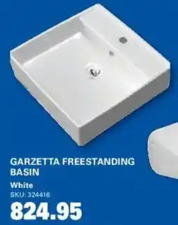 Cashbuild Garzetta freestanding basin white offer