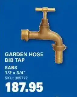 Cashbuild Garden hose bib tap offer
