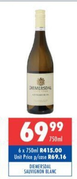 Diemersdal Sauvignon Blanc 750ml