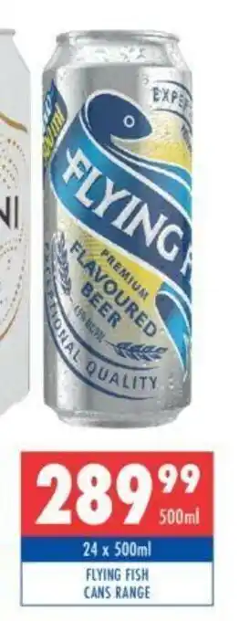 Ultra Liquors Flying Fish Cans Range 24 x 500ml offer