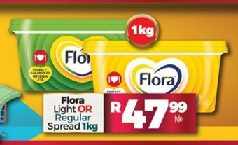 Take 'n Pay Flora Light or Regular Spread 1kg offer