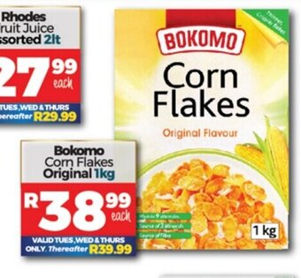 Take 'n Pay Bokomo Corn Flakes Original 1kg offer