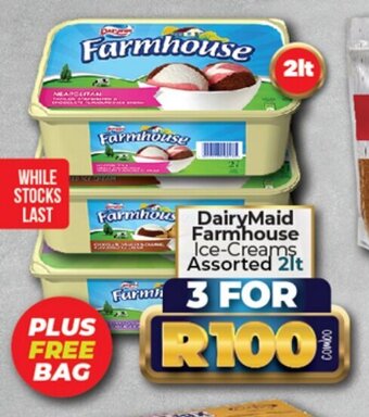 Take 'n Pay DairyMaid Farmhouse Ice-Creams Assorted 2lt offer