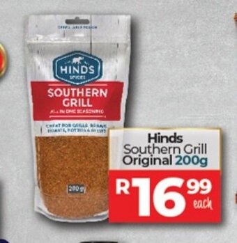 Take 'n Pay Hinds Southern Grill Original 200g offer