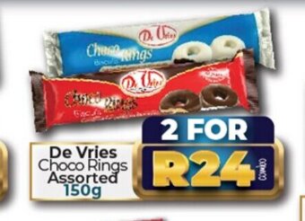 Take 'n Pay De Vries Choco Rings Assorted 150g offer
