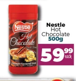 Take 'n Pay Nestle Hot Chocolate 500g offer