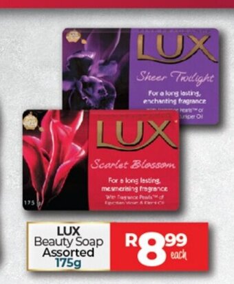 Take 'n Pay LUX Beauty Soap Assorted 175g offer