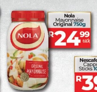 Take 'n Pay Nola Mayonnaise Original 750g offer