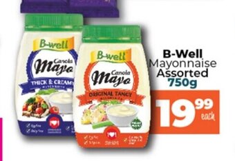 Take 'n Pay B-Well Mayonnaise Assorted 750g offer