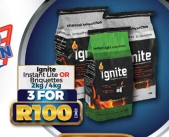 Ignite Instant Lite or Briquettes 2kg / 4kg